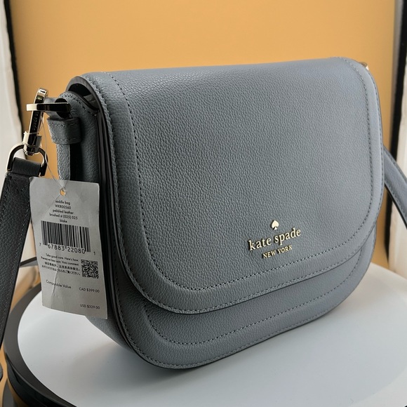 kate spade Bags Kate Spade Blake Saddle Bag Pebbled Leather Poshmark